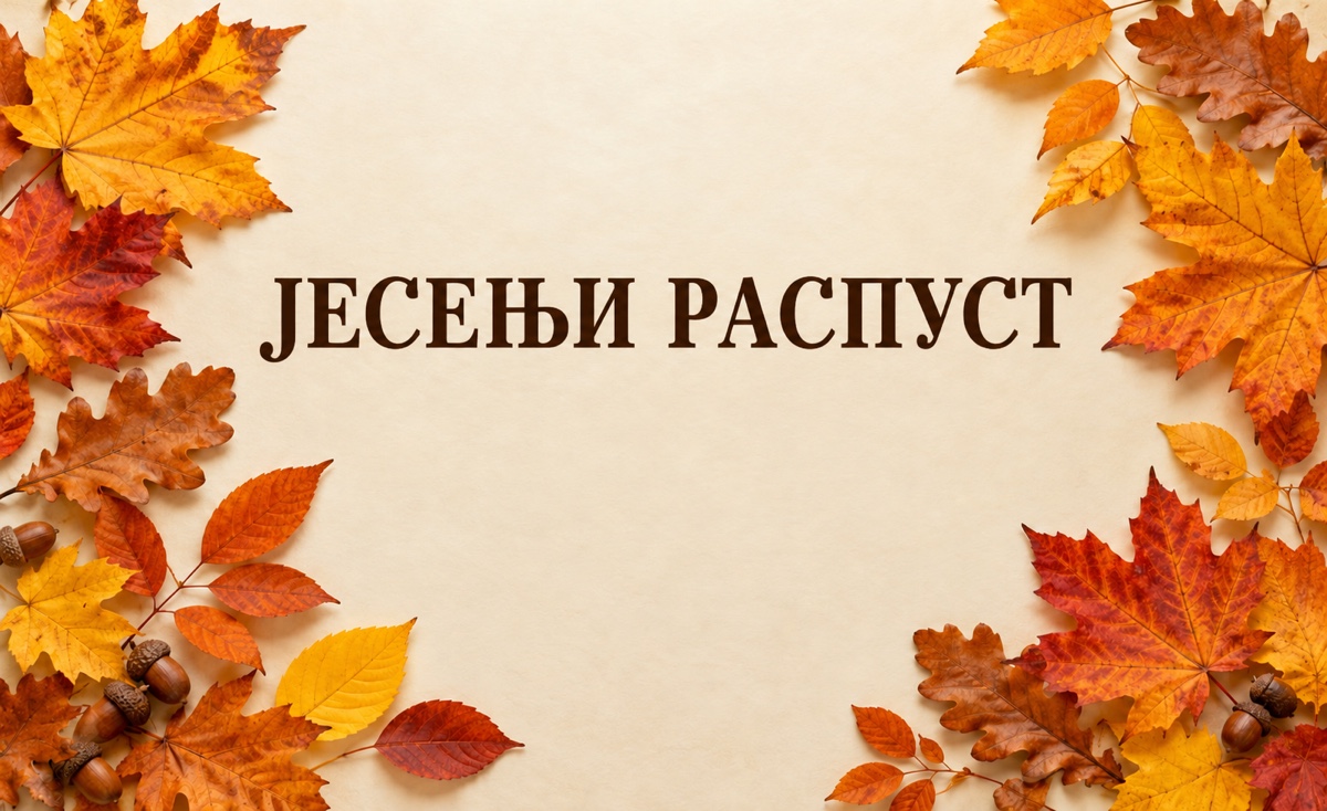 Јесењи распуст