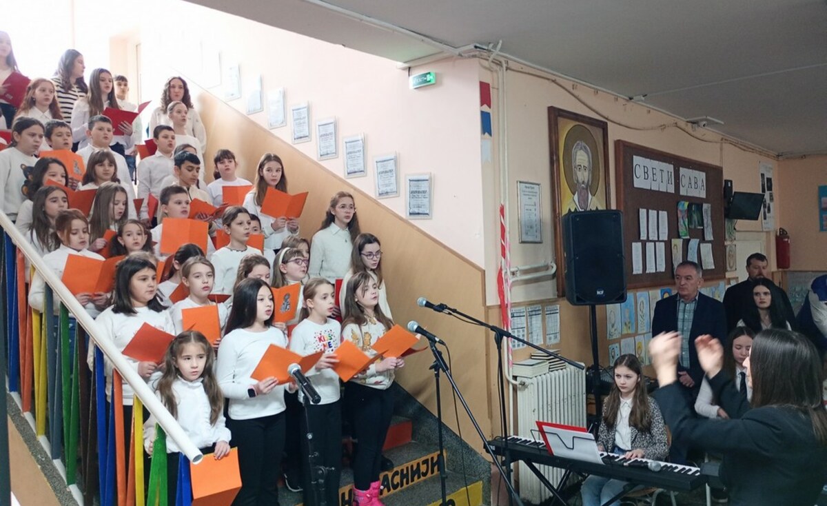 Свечано обележена школска слава Свети Сава у нашој школи
